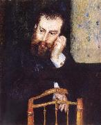 Pierre-Auguste Renoir Portrait de Sisley oil painting